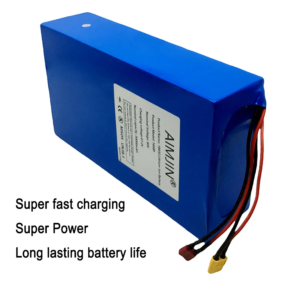 16S8p 1000-3000W Yepyeni Lityu - 60V 30Ah Electric Scooter Battery incelemesi ve fiyatı