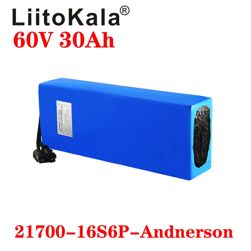 LiitoKala 60V 30ah 16S6P elekt - 60V 30Ah Electric Scooter Battery incelemesi ve fiyatı