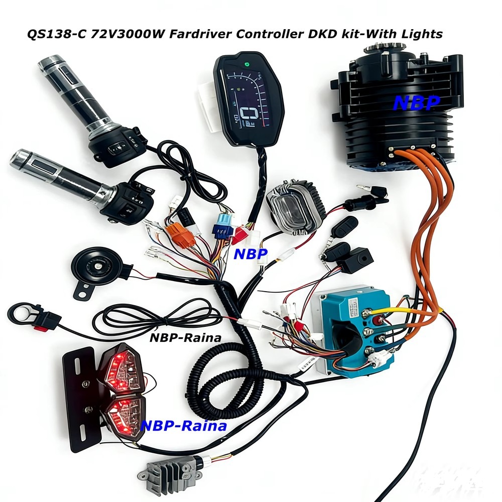 72V 3000W Orta Motorlu Elektri - Mid Drive Motor Kit 72V 3000W incelemesi ve fiyatı