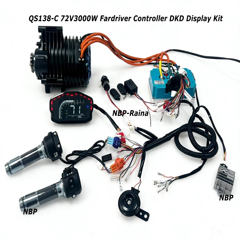 72V 3000W Orta Motorlu Elektri - Mid Drive Motor Kit 72V 3000W incelemesi ve fiyatı
