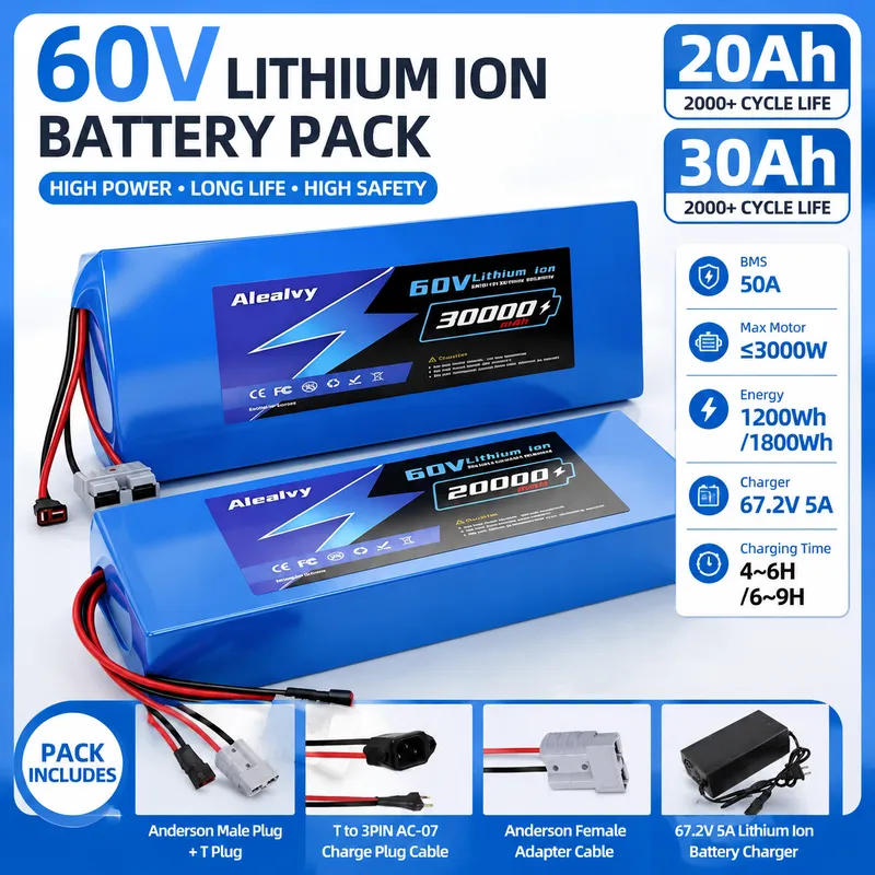   60V 20AH 30AH 21700 Lityum P - 60V 30Ah Electric Scooter Battery incelemesi ve fiyatı